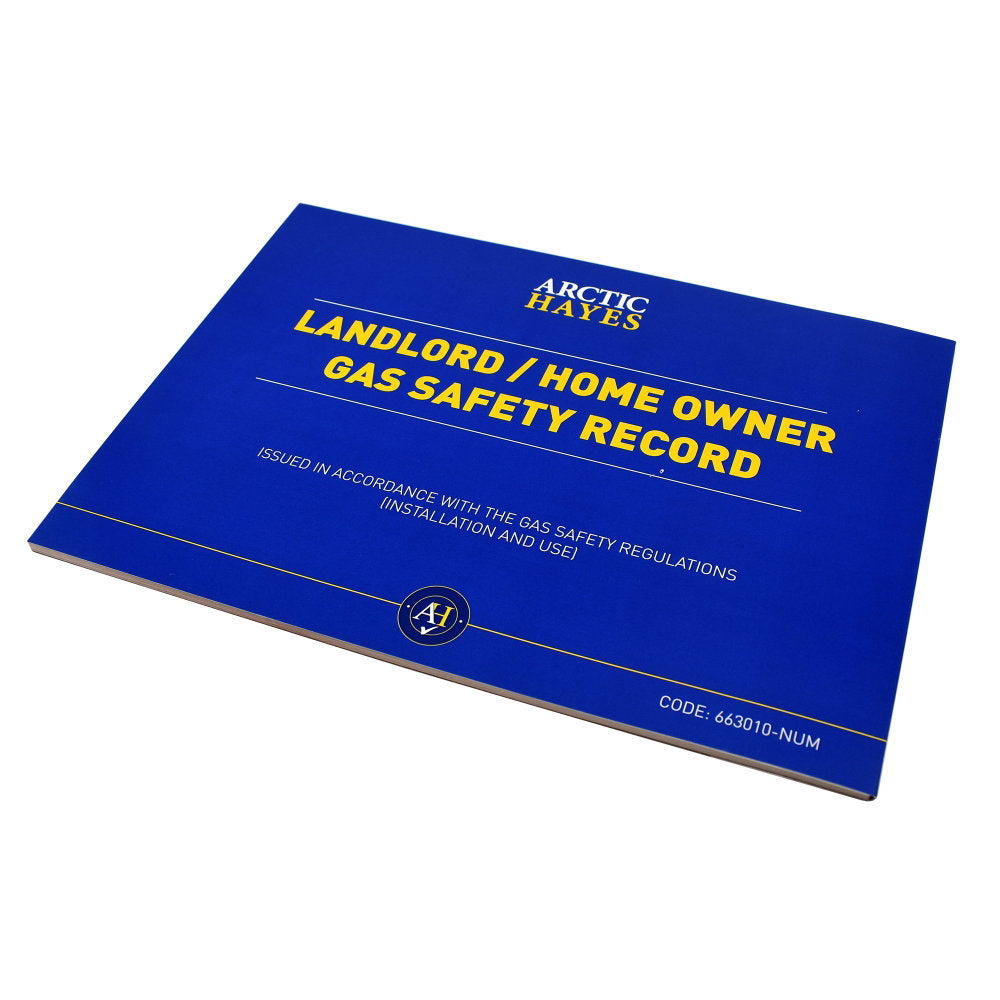Arctic Hayes Landlord & Homeowner Gas Safety Record Pad