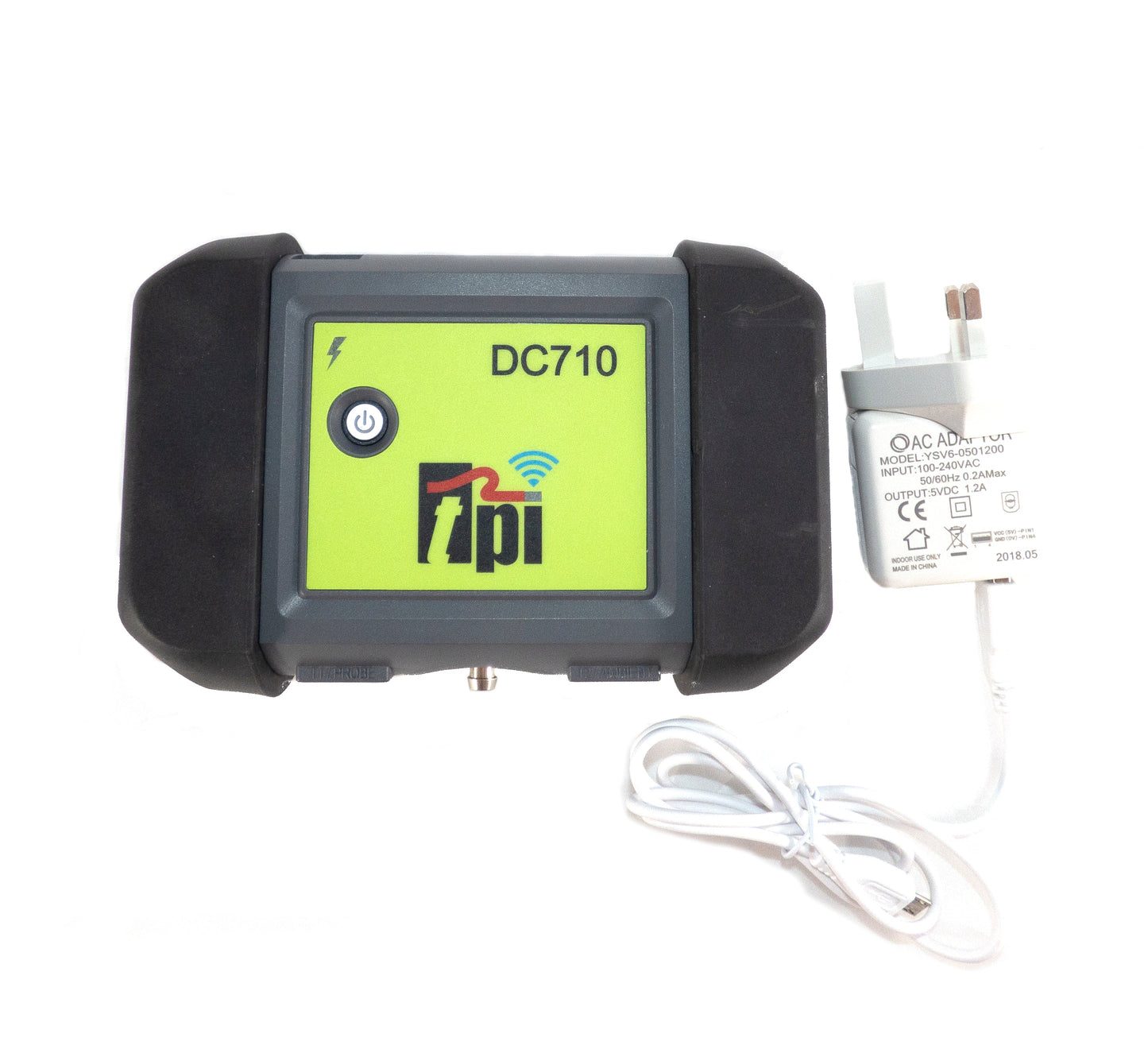 TPI DC710 Bluetooth-Enabled Flue Gas Analyser With Charger – Kit 1: DC710 Flue Gas Analyser + USB Charger