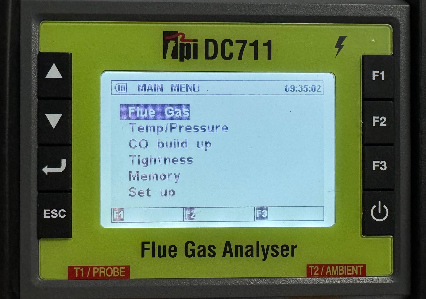 TPI DC711 Flue Gas Analyser With Probe And Charger – Analyser With Probe + Printer (KIT 1)