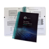 LCL Awards LPG Gas Safety Training Manual, Issue 5.0, with turquoise spiral binding.