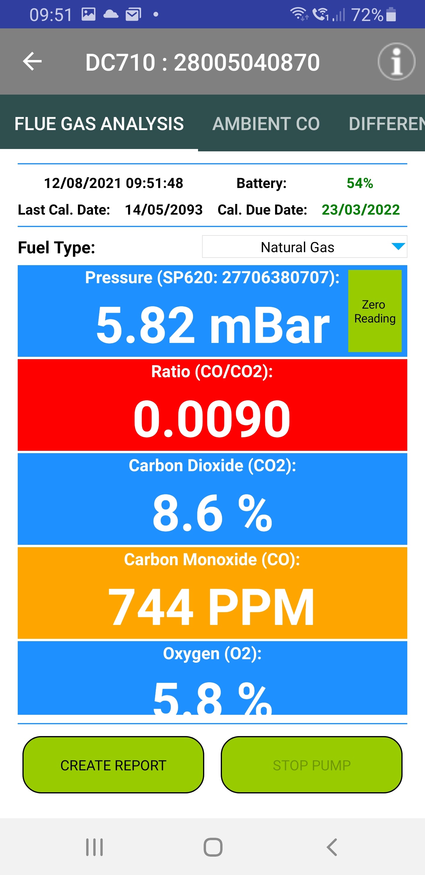 TPI DC710 Bluetooth-Enabled Flue Gas Analyser With Charger – product image 7