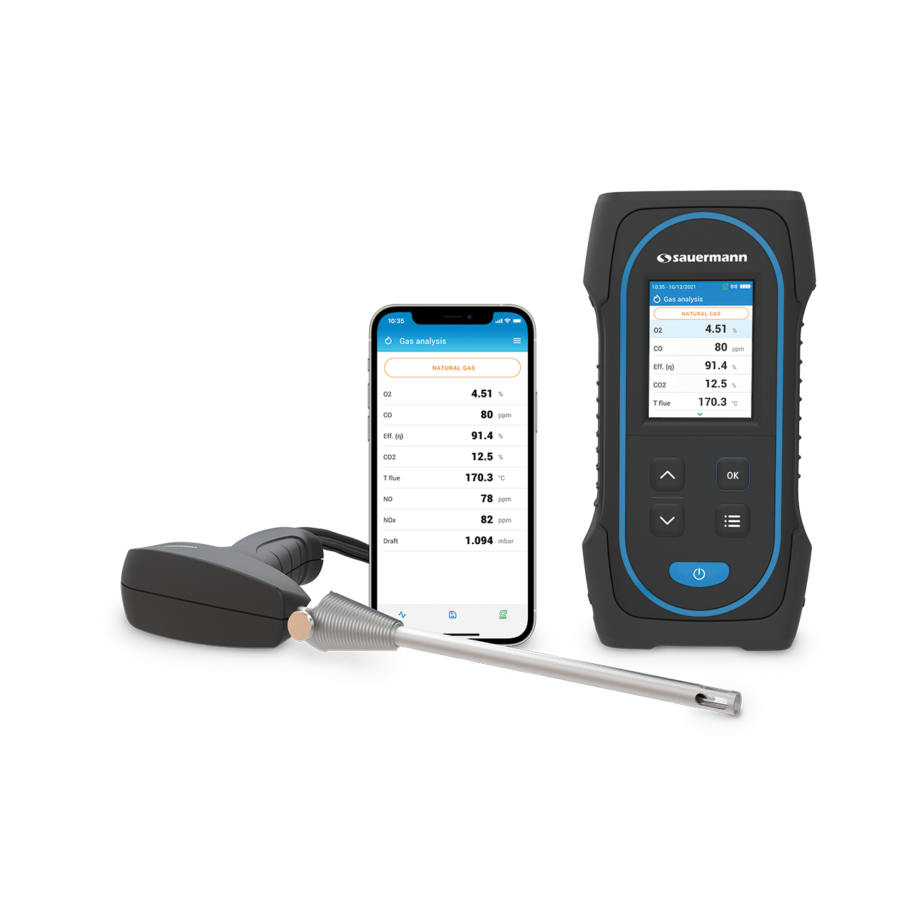 Sauermann Si-CA 030 Flue Gas Analyser With Probe – product image 7