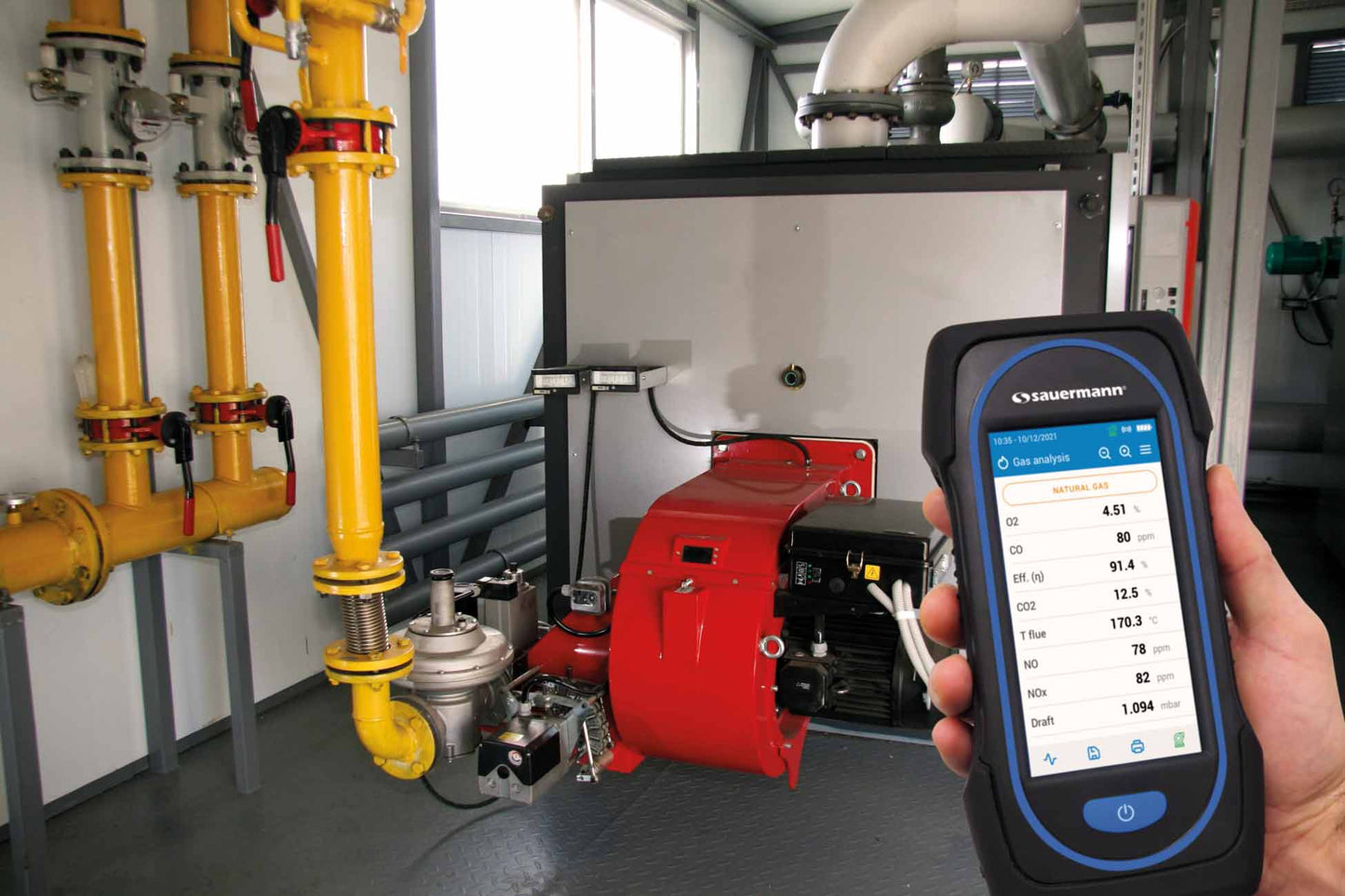 Sauermann Si-CA 130 Touch Screen Flue Gas Analyser – product image 7