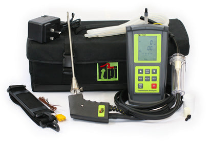 TPI 709R Combustion Gas Analyser – TPI 709R Gas Analyser + IR Printer + Temperature Pipe Clamps x 2
