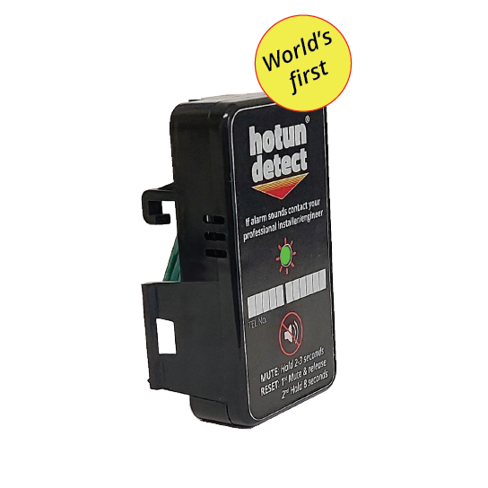 hotun detect Water and Temperature Alarm Unit – Black