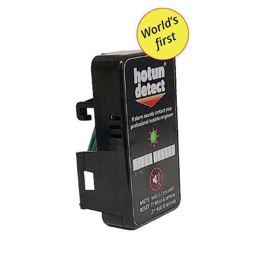 hotun detect Water and Temperature Alarm Unit – Black