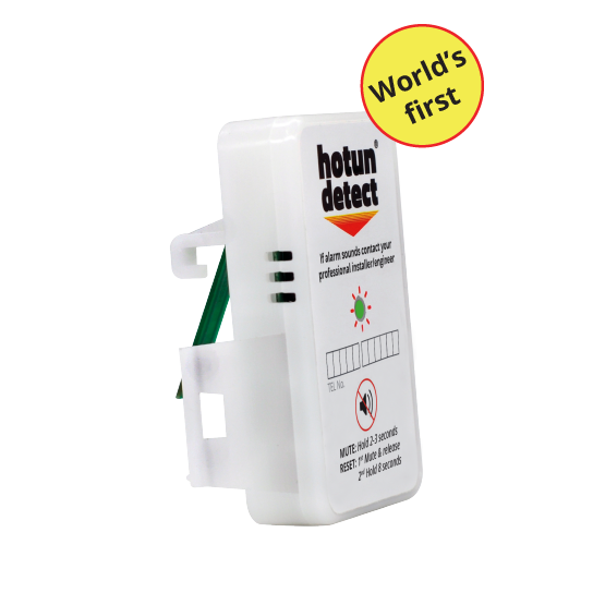 hotun detect Water and Temperature Alarm Unit – White