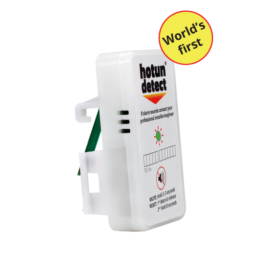 hotun detect Water and Temperature Alarm Unit – White