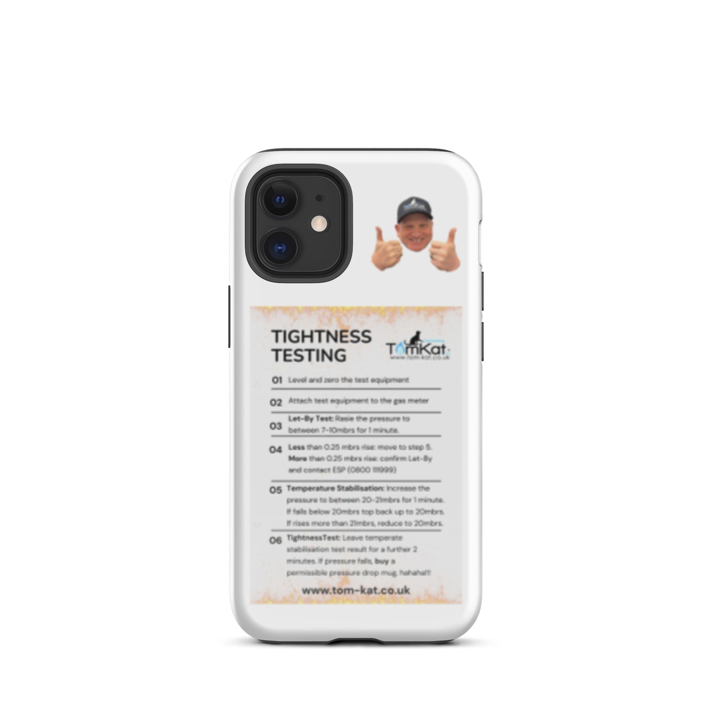 Tightness Test Tough Case for iPhone 12 mini, front view