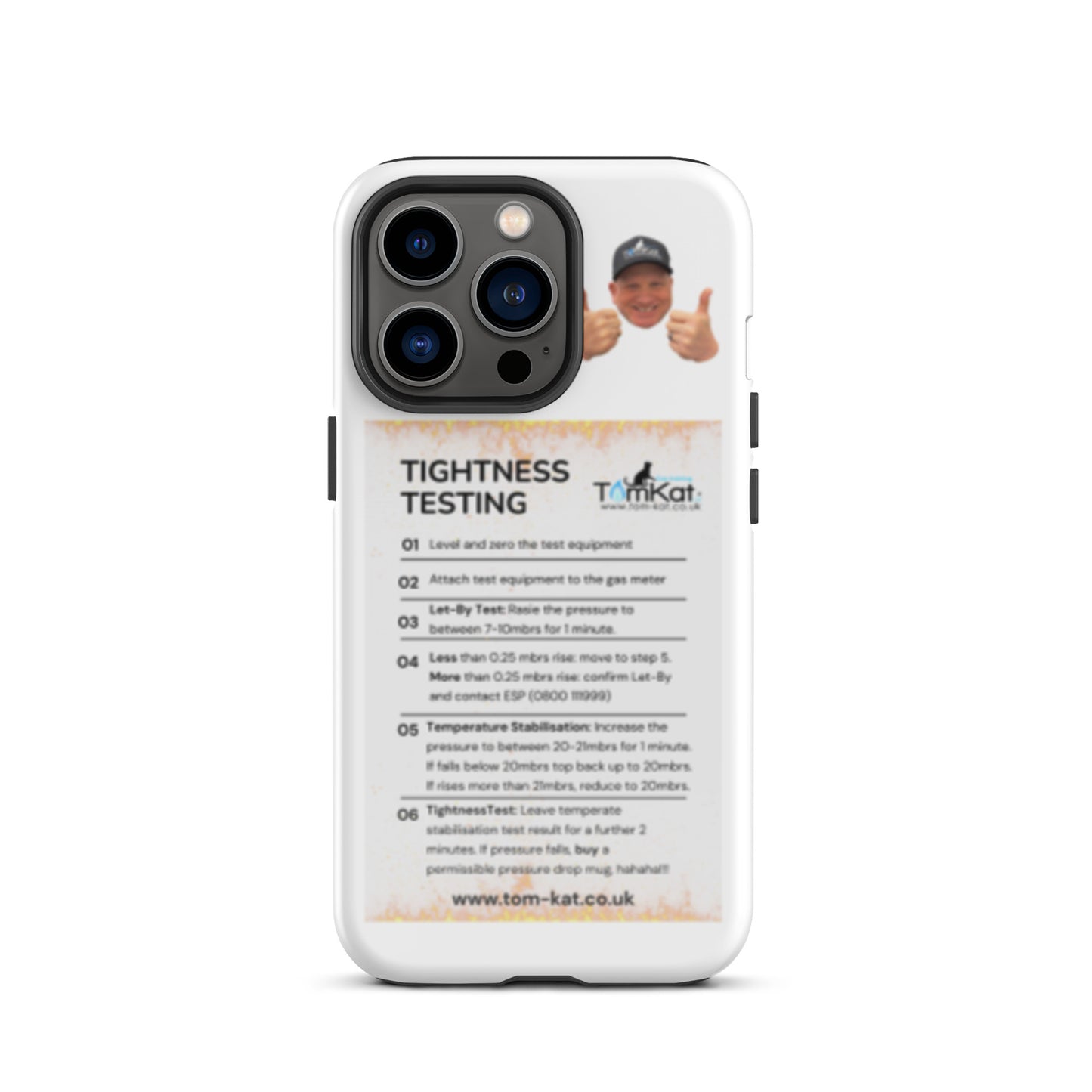 Tightness Test Tough Case for iPhone 13 Pro, front view