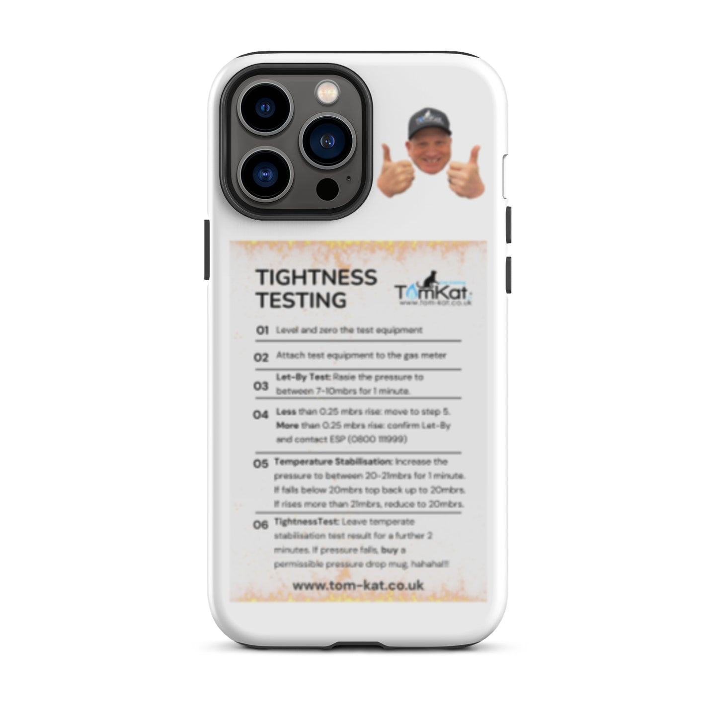Tightness Test Tough Case for iPhone 13 Pro Max, front view