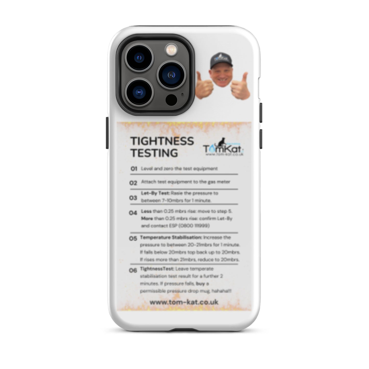 Tightness Test Tough Case for iPhone 14 Pro Max, front view