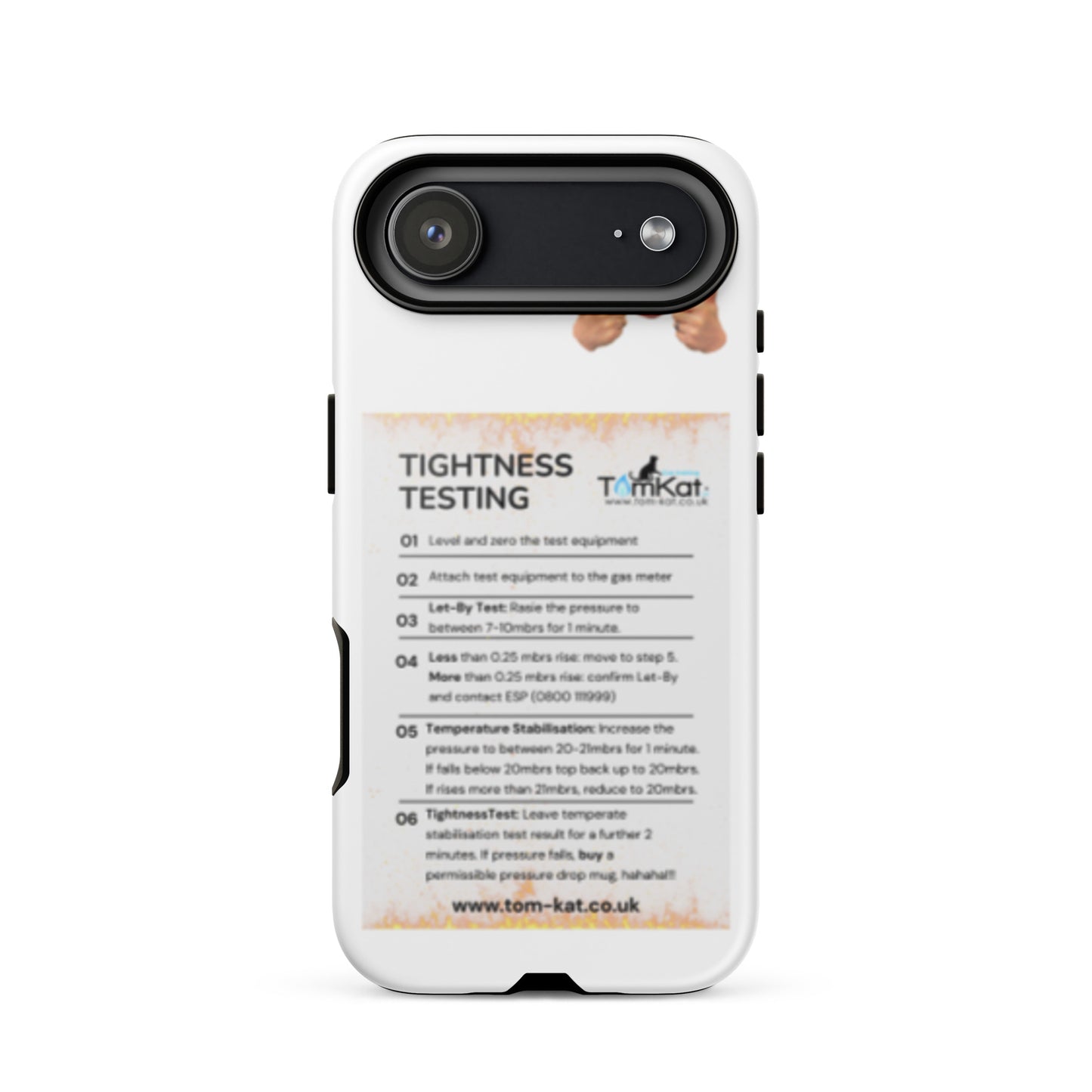 Tightness Test Tough Case for iPhone 17 Air, front view