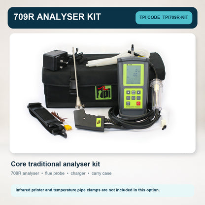 TPI 709R Combustion Gas Analyser With Free Gas Sniffer
