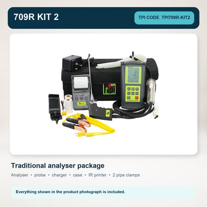 TPI 709R Combustion Gas Analyser With Free Gas Sniffer