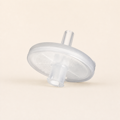 TPI A796-D hydrophobic disc filter for a flue gas analyser on a white background.