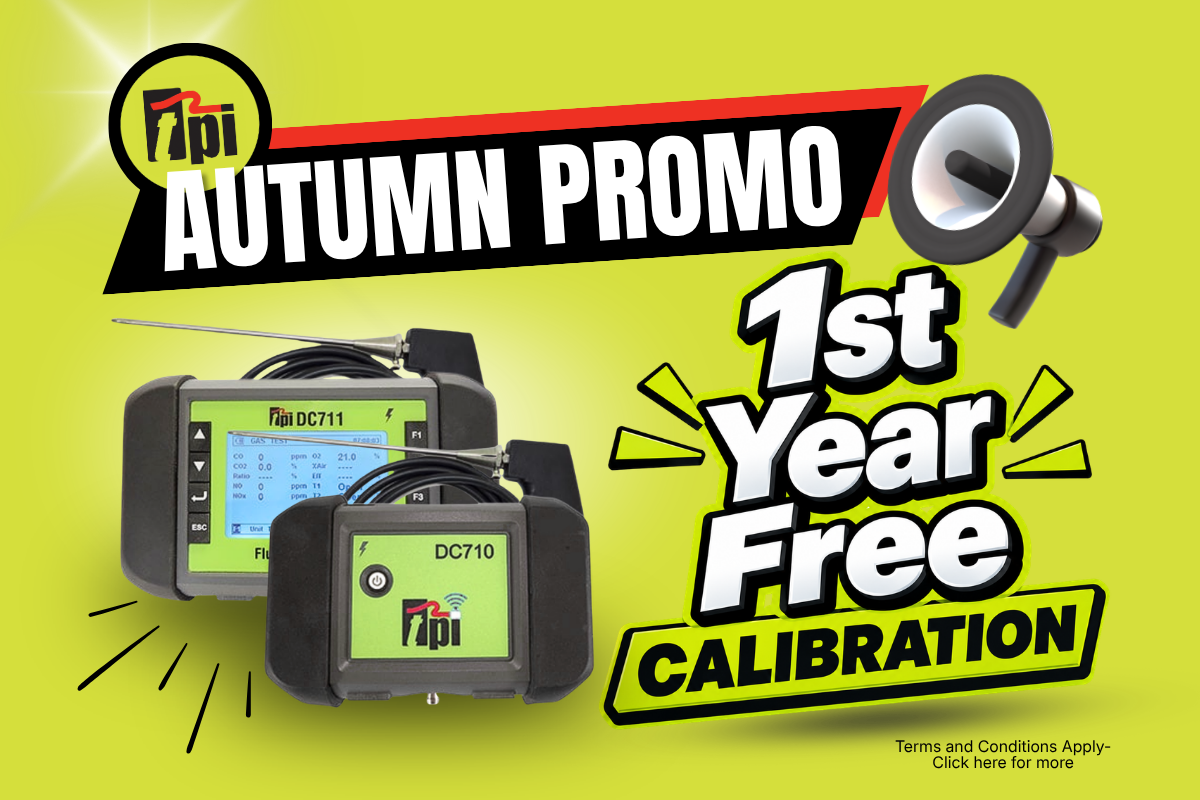 TPI autumn promotion: first-year free calibration. Terms and conditions apply.